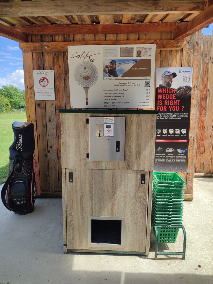 practice de golf machine a balles