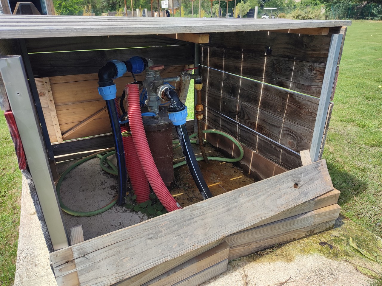 practice de golf forage