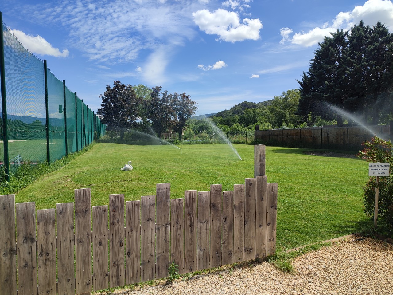 practice de golf green d'approche